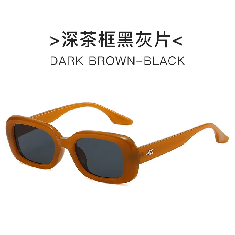 Korean Style Sunglasses Same Style Sunset Color Glasses - Image 5