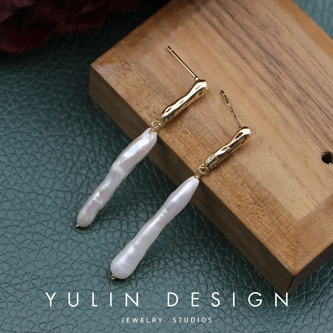 Light Luxury Women's Pearl Earrings Gold Plated - Image 2