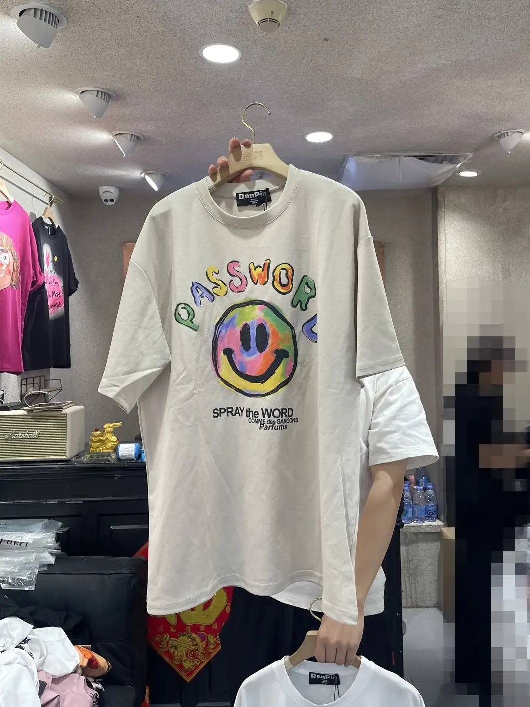 Women Korean Style Cotton T-Shirt White Loose Round Neck 23086 — feature 15