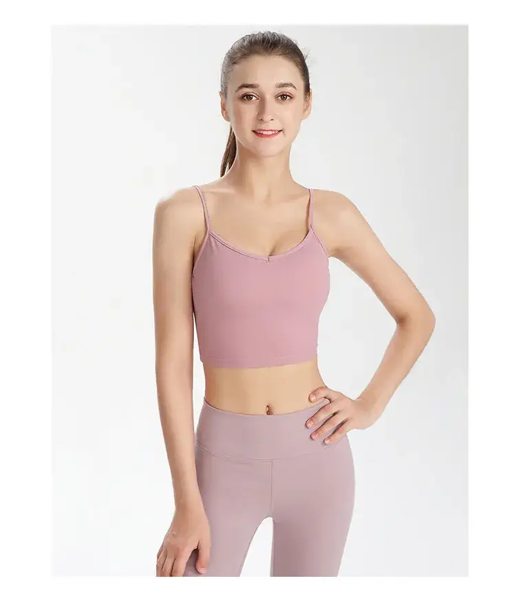 Women's Back Sports Bra White Wide Elastic Cup — feature 10