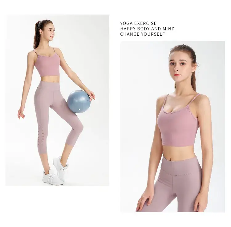 Women's Back Sports Bra White Wide Elastic Cup — feature 12