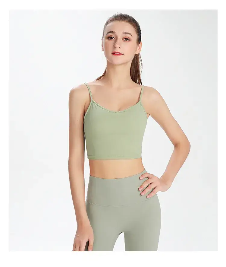 Women's Back Sports Bra White Wide Elastic Cup — feature 19