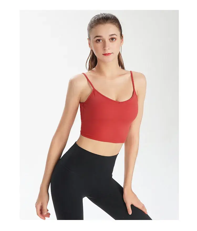 Women's Back Sports Bra White Wide Elastic Cup — feature 34