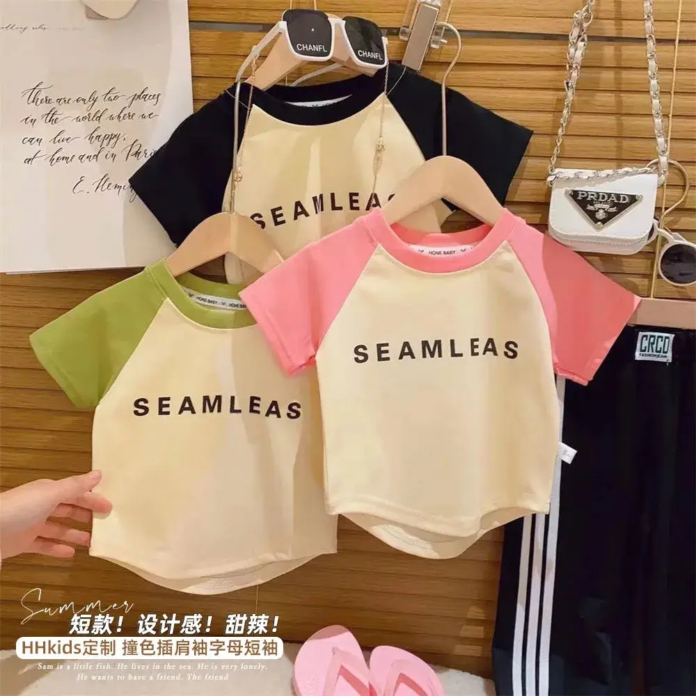 Girls Cotton T-Shirt Short Sleeve Summer 2023 - Image 4