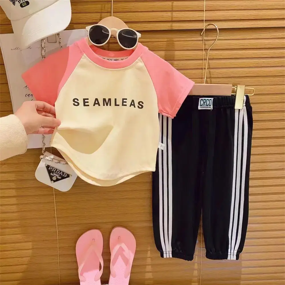 Girls Cotton T-Shirt Short Sleeve Summer 2023 - Image 5
