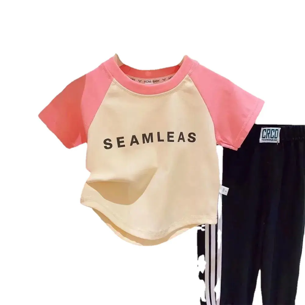 Girls Cotton T-Shirt Short Sleeve Summer 2023 - Image 6