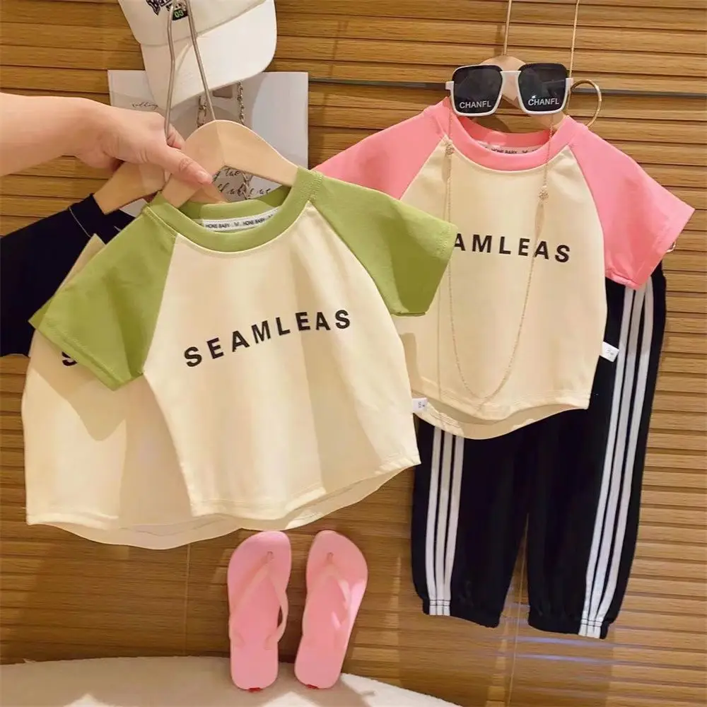 Girls Cotton T-Shirt Short Sleeve Summer 2023 — feature 1