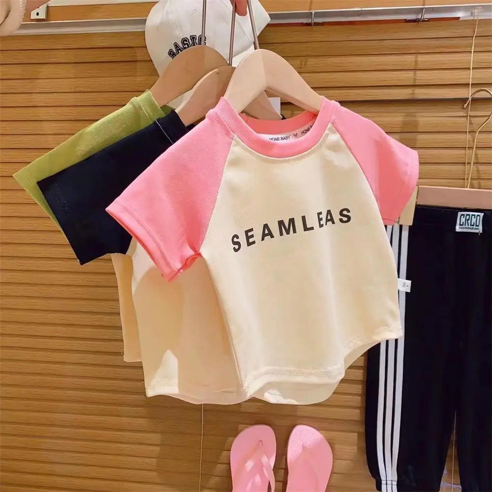 Girls Cotton T-Shirt Short Sleeve Summer 2023 — feature 2