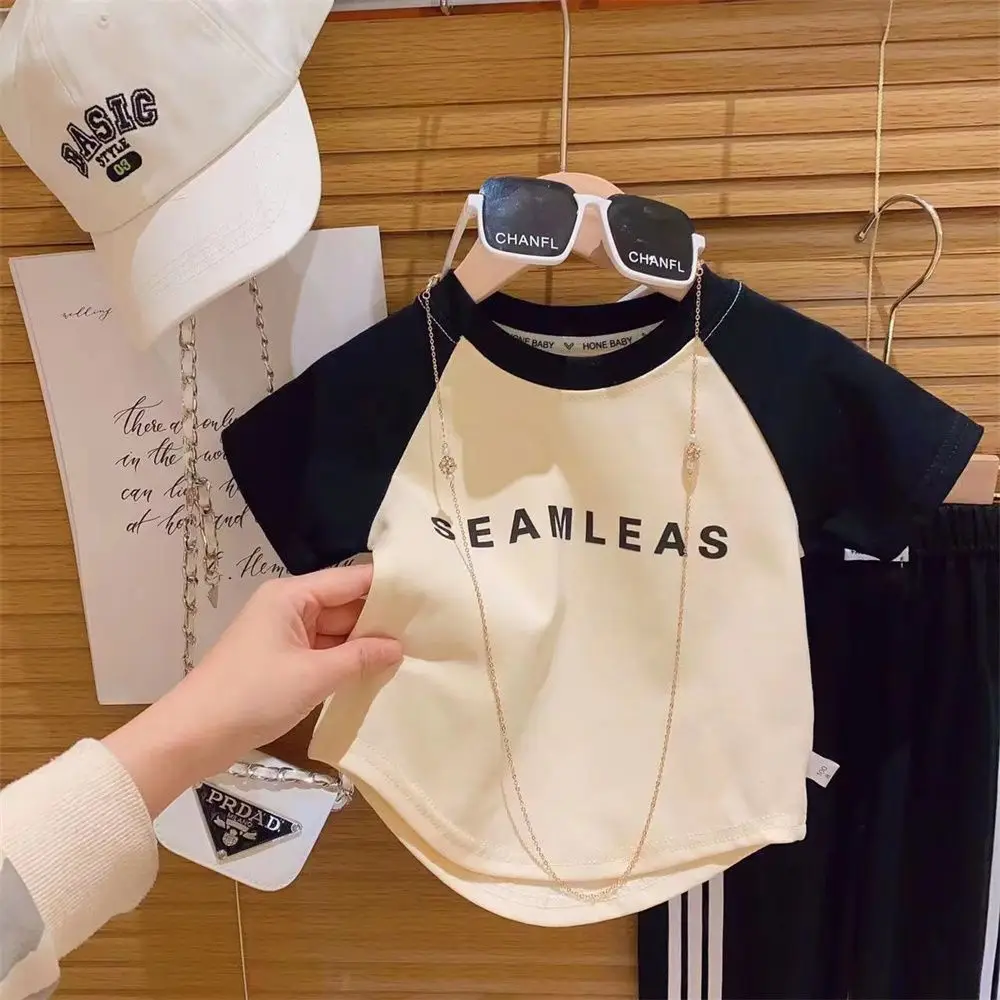 Girls Cotton T-Shirt Short Sleeve Summer 2023 — feature 8