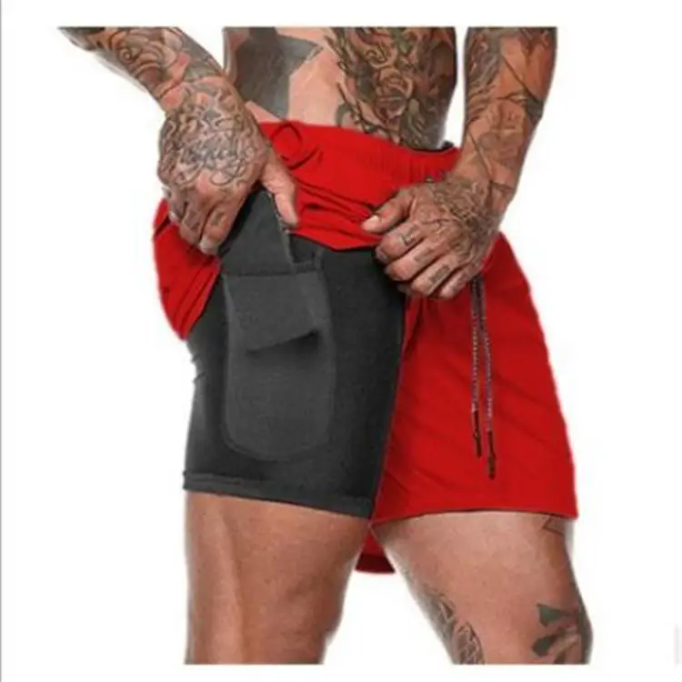 Men Crossbody Beach Pants Mesh Sports Fitness Large