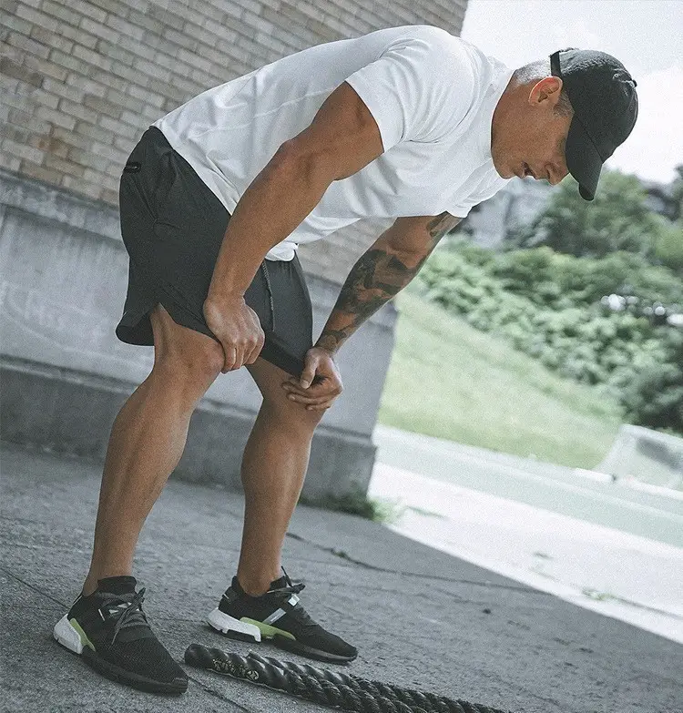 Men Crossbody Beach Pants Mesh Sports Fitness Large — feature 3