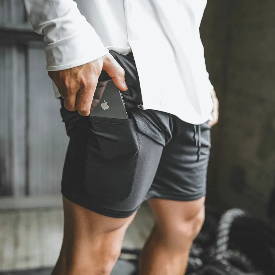 Men Crossbody Beach Pants Mesh Sports Fitness Large — feature 7