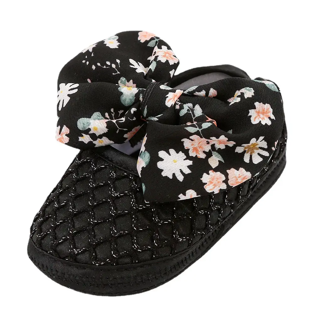 Cute Bow Baby Shoes INS Korean Baby Shoes Spring Summer Autumn 0-1 Year Old Soft Sole Baby Toddler Shoes Tide