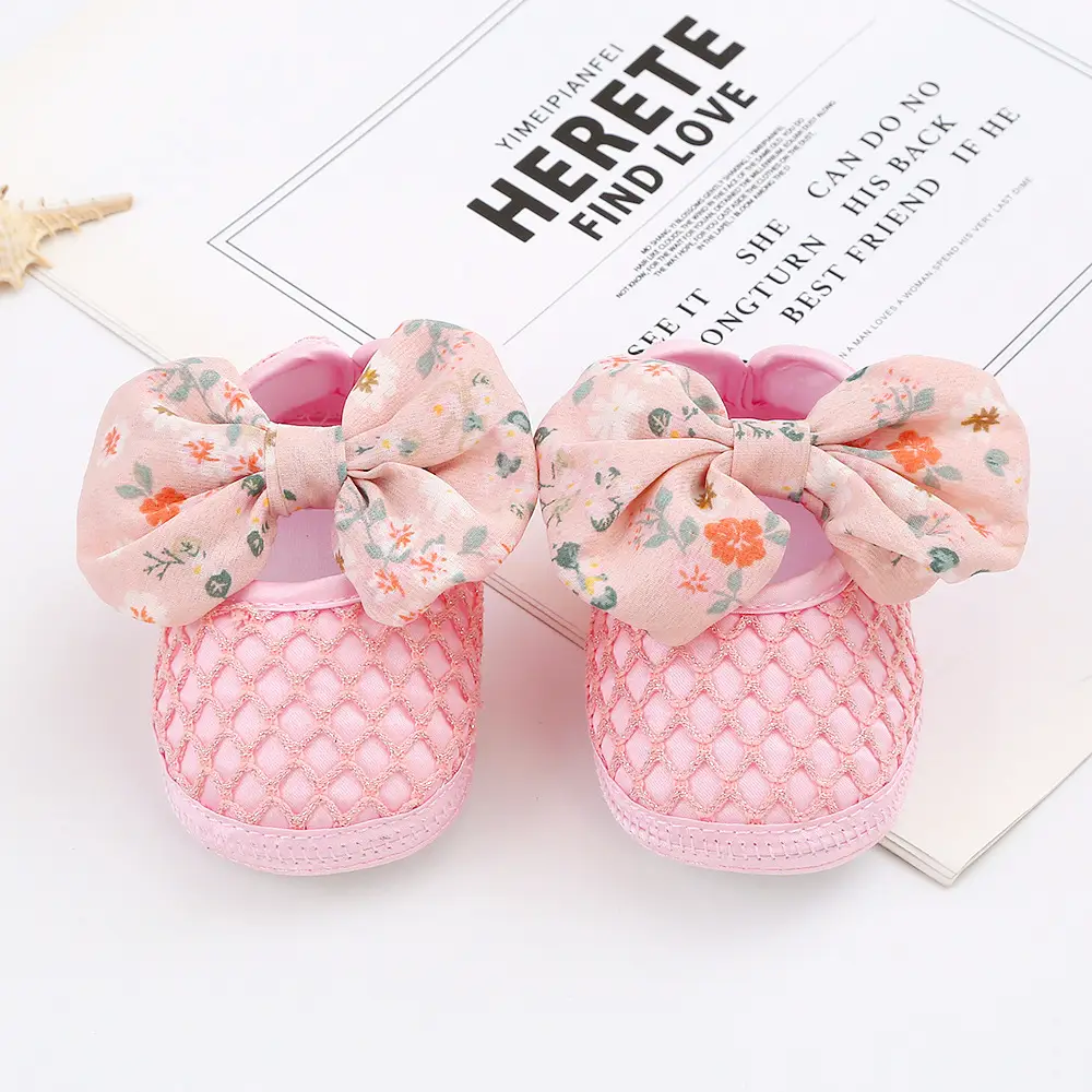 Cute Bow Baby Shoes INS Korean Baby Shoes Spring Summer Autumn 0-1 Year Old Soft Sole Baby Toddler Shoes Tide — feature 16