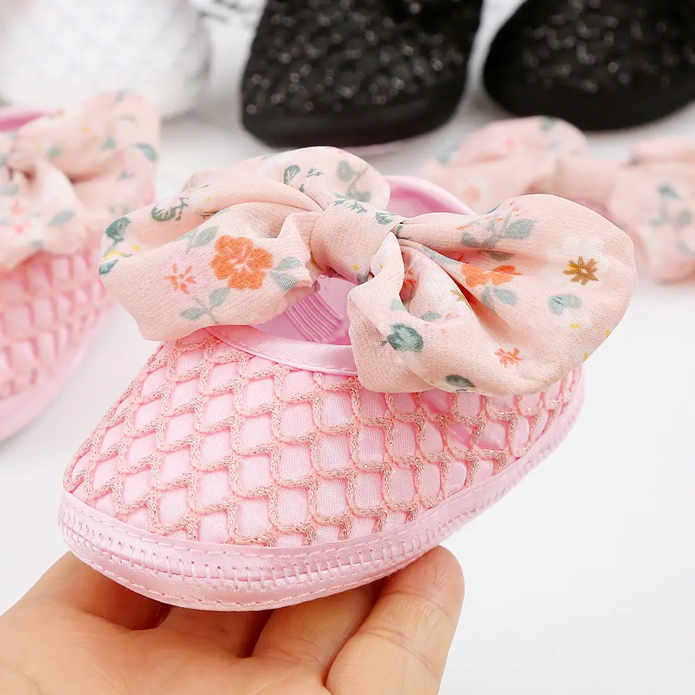 Cute Bow Baby Shoes INS Korean Baby Shoes Spring Summer Autumn 0-1 Year Old Soft Sole Baby Toddler Shoes Tide — feature 6