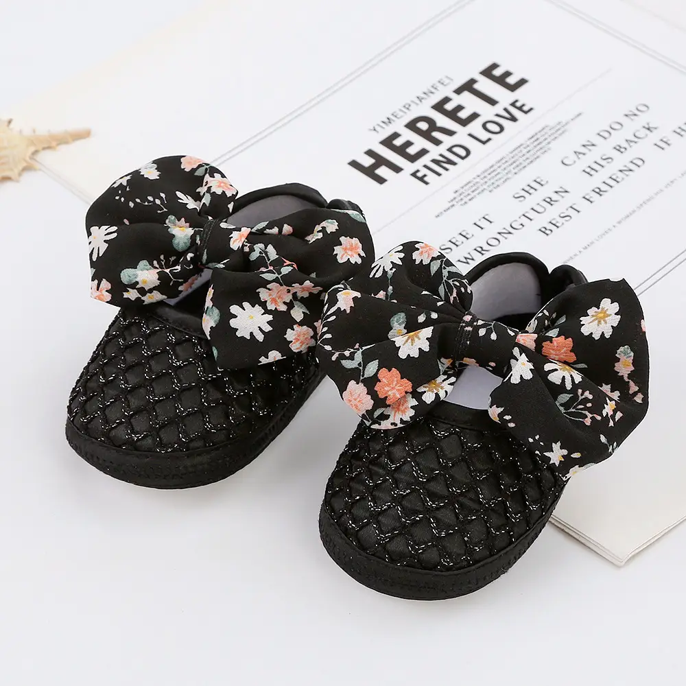 Cute Bow Baby Shoes INS Korean Baby Shoes Spring Summer Autumn 0-1 Year Old Soft Sole Baby Toddler Shoes Tide — feature 12