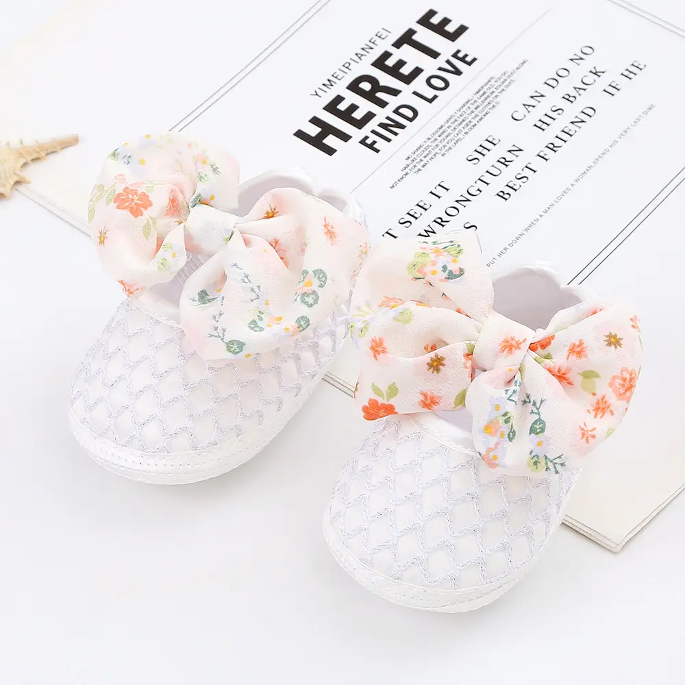Cute Bow Baby Shoes INS Korean Baby Shoes Spring Summer Autumn 0-1 Year Old Soft Sole Baby Toddler Shoes Tide — feature 14