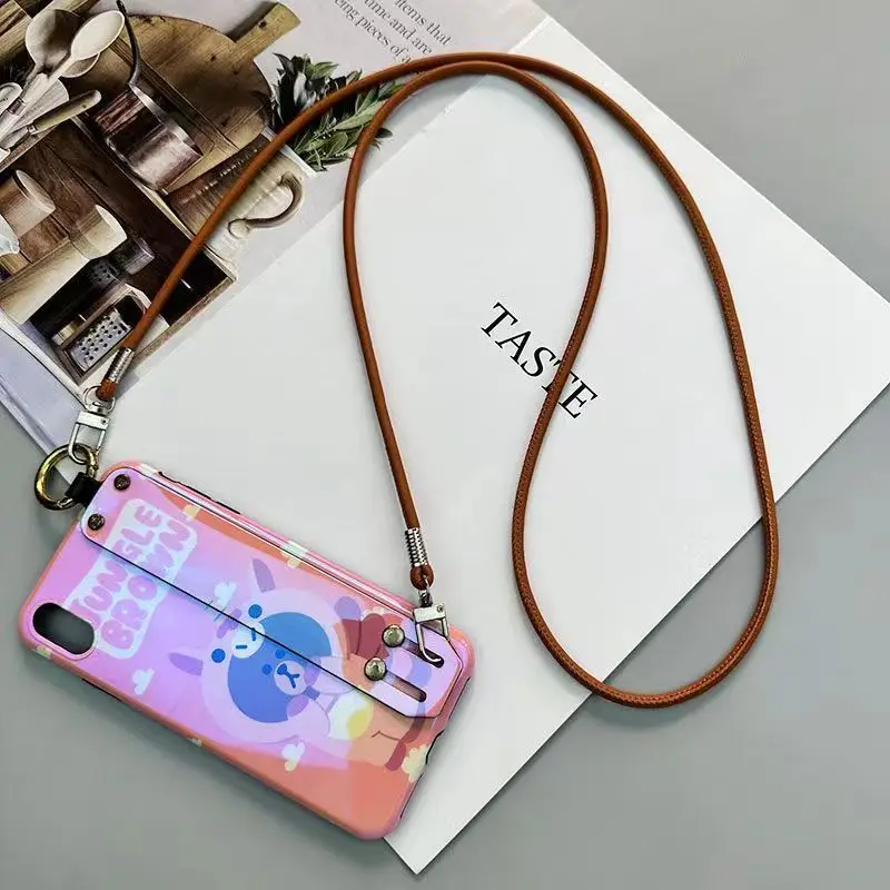 Mobile Phone Lanyard Crossbody Leather Rope — feature 12