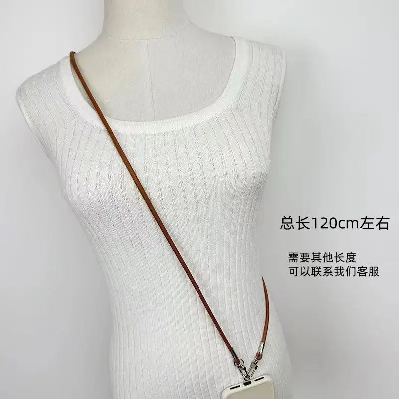Mobile Phone Lanyard Crossbody Leather Rope — feature 15