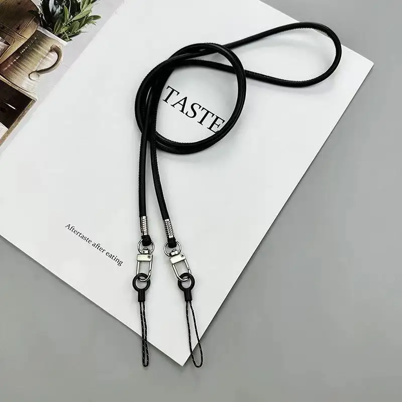 Mobile Phone Lanyard Crossbody Leather Rope — feature 3