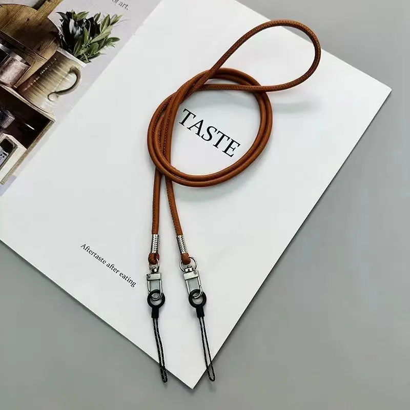 Mobile Phone Lanyard Crossbody Leather Rope — feature 4