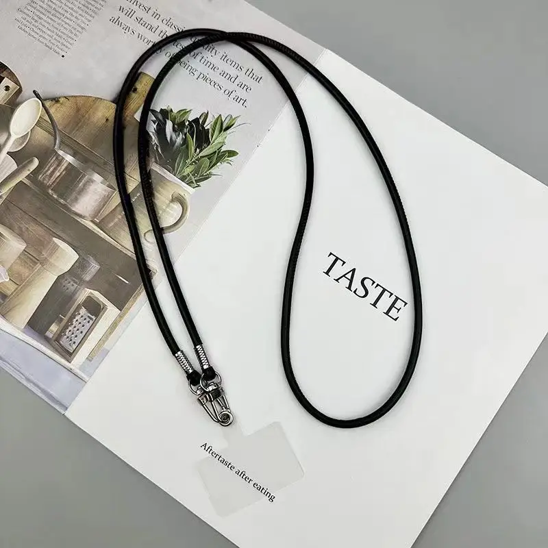 Mobile Phone Lanyard Crossbody Leather Rope — feature 5