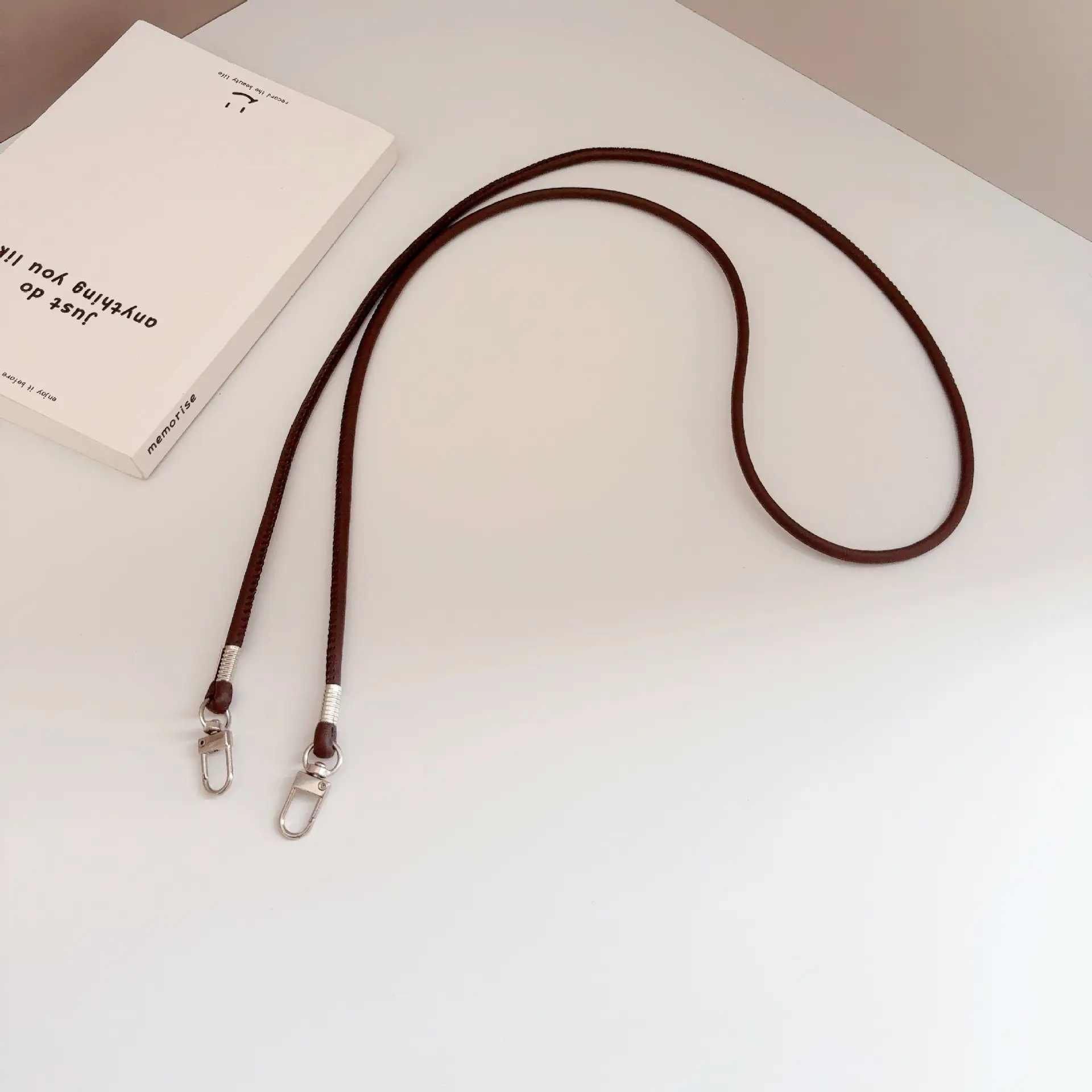 Mobile Phone Lanyard Crossbody Leather Rope