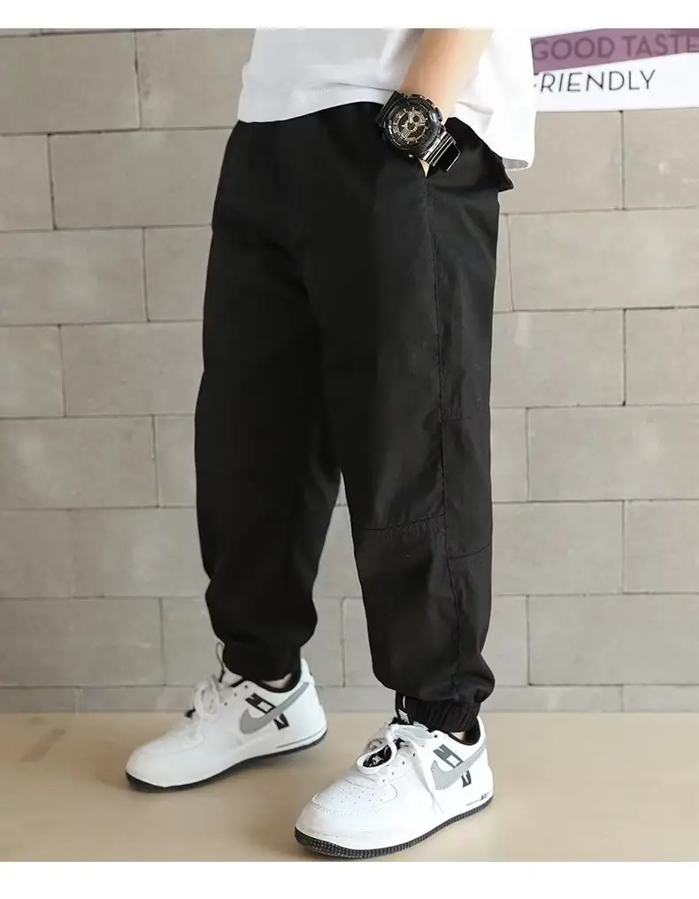 Boys Cotton Tencel Pants Summer New Large — feature 21