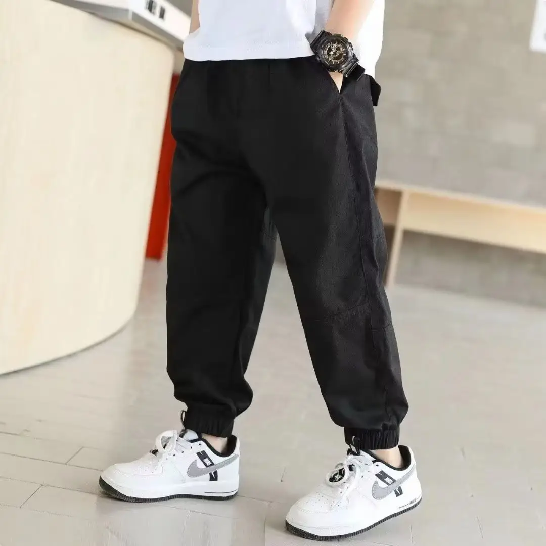Boys Cotton Tencel Pants Summer New Large - Image 2