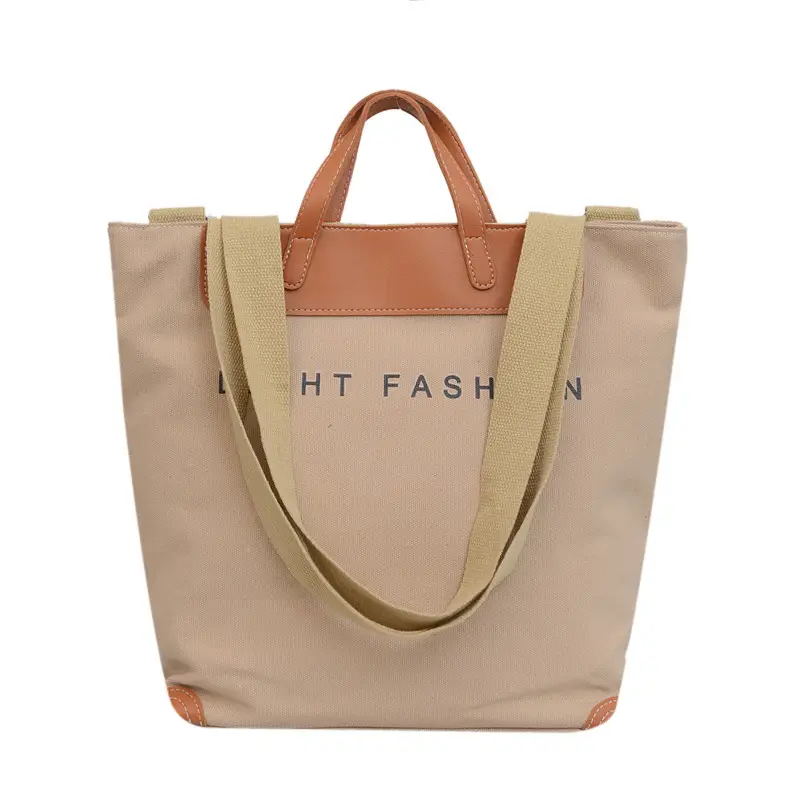Canvas Messenger Bag Women Large Capacity Retro Korean Style - Image 2