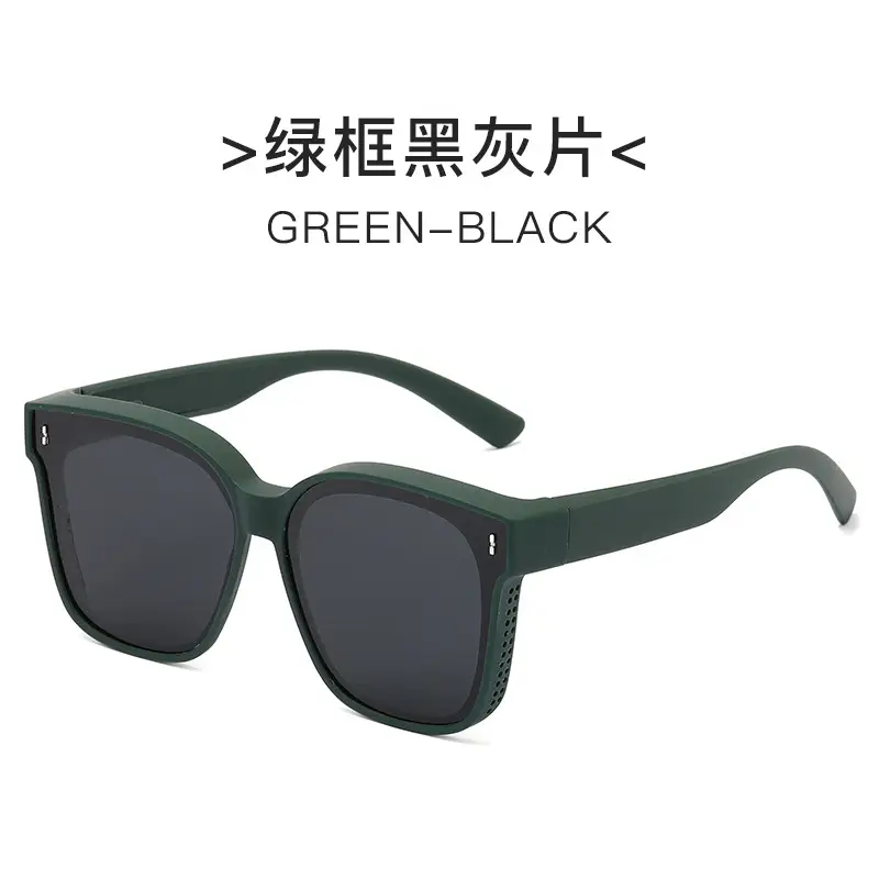 Green Black Polarized Sunglasses for Driving Outdoor - Image 2