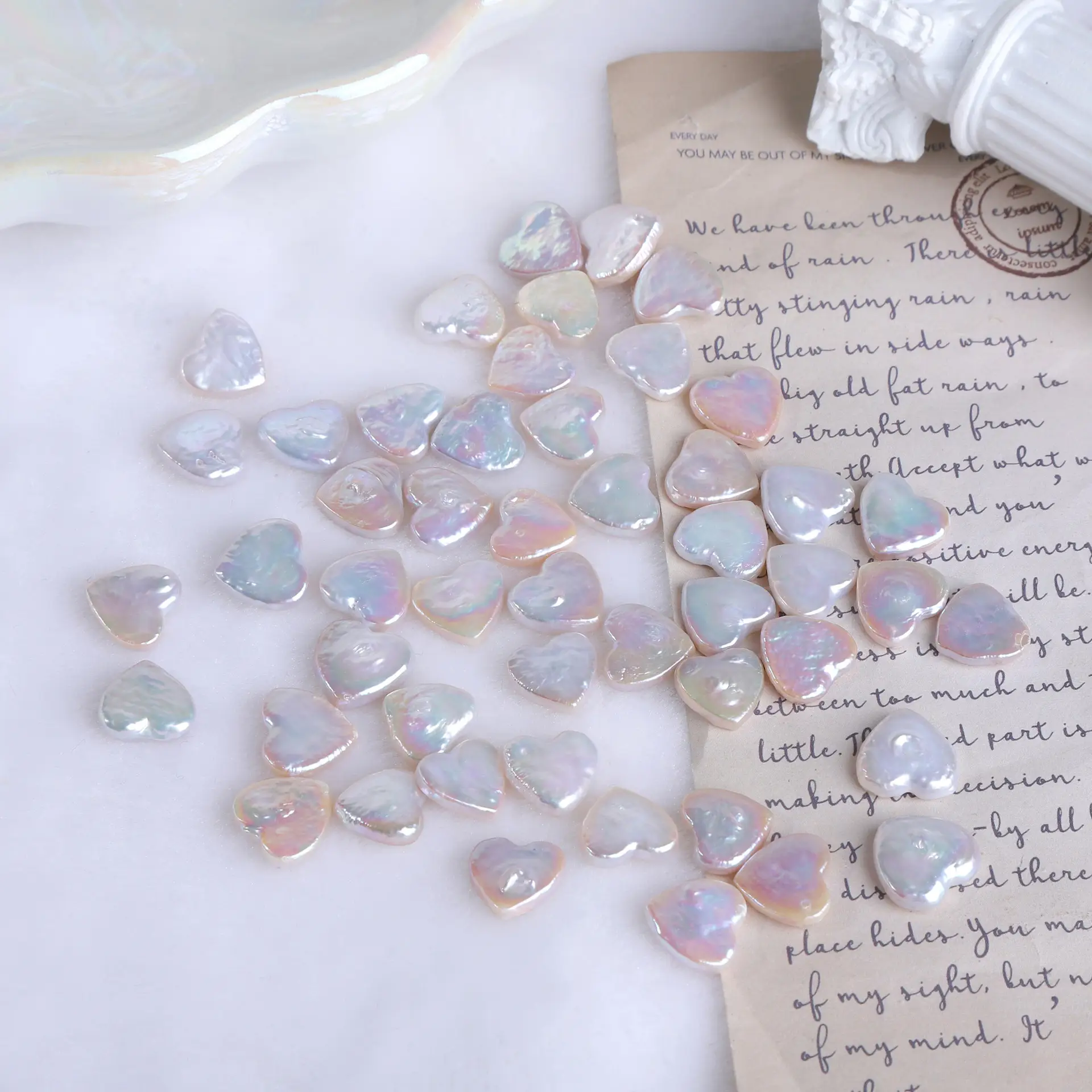 12mm Love Baroque Pearl Beads Strong Light — feature 11