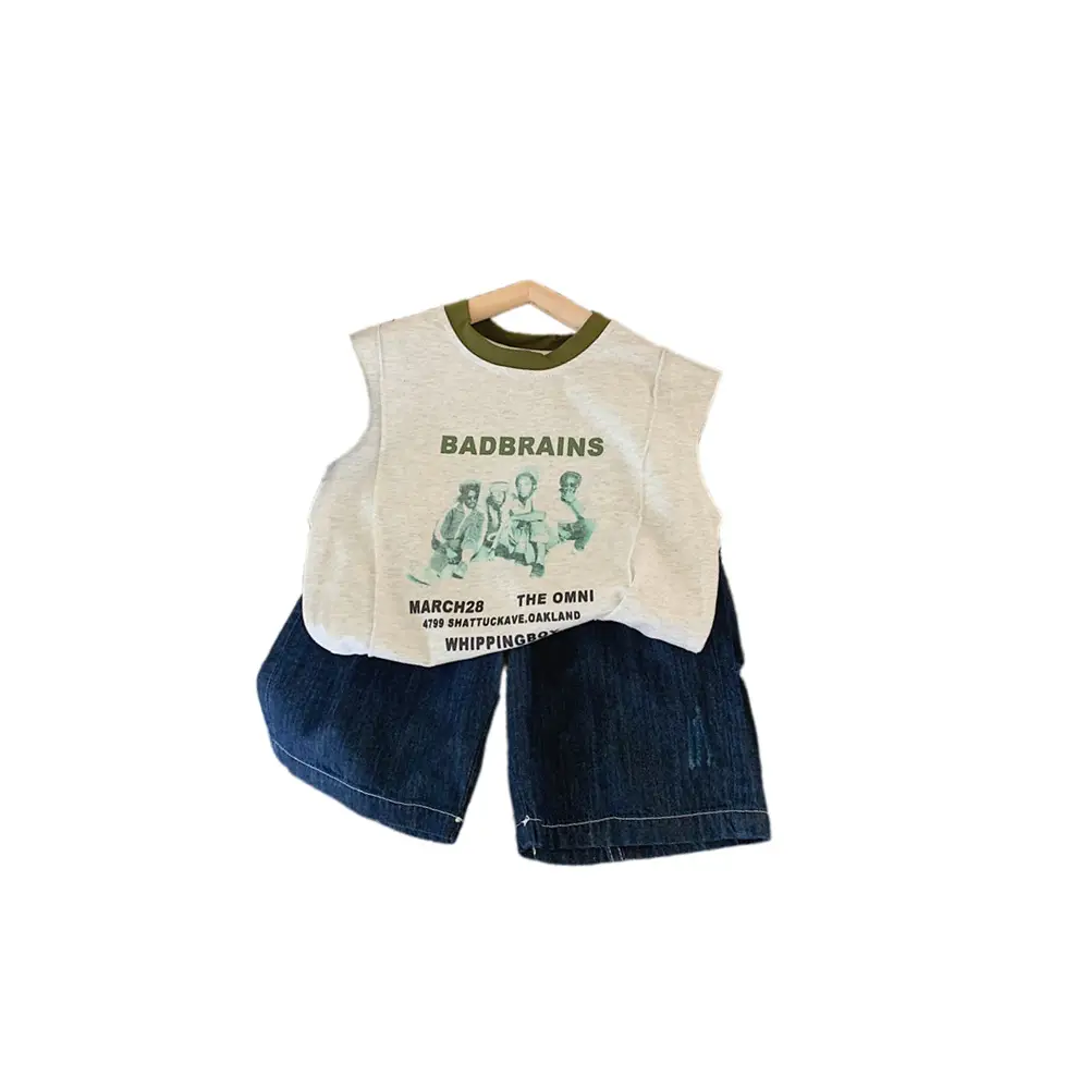 2023 Kids Cartoon Half Sleeve Top & Shorts Set - Image 7
