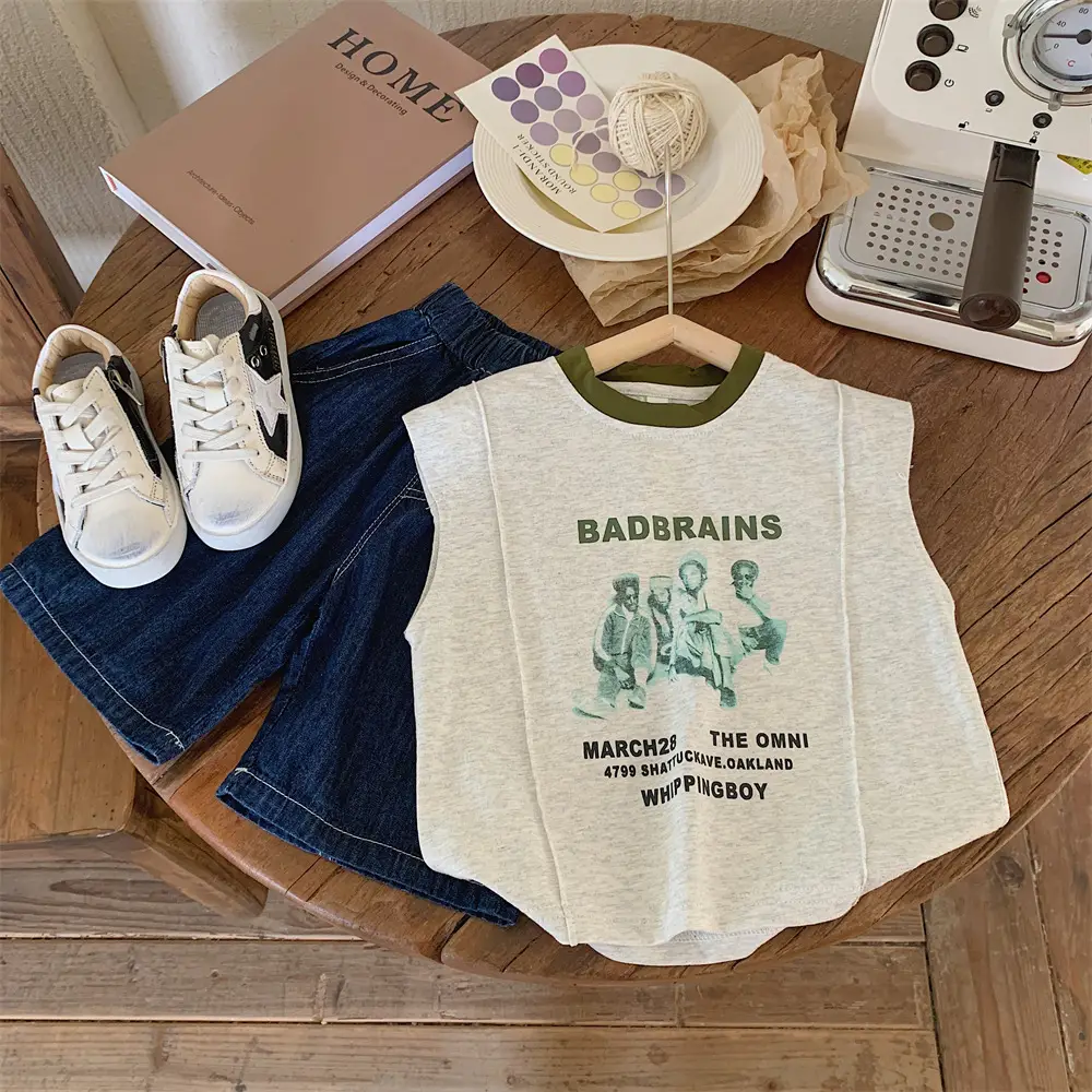 2023 Kids Cartoon Half Sleeve Top & Shorts Set — feature 2
