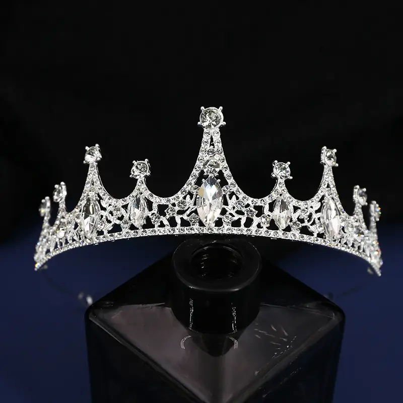 Korean Rhinestone Bridal Crown Dress Accessory — feature 3
