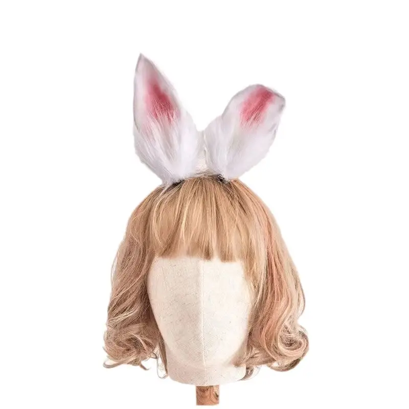 Cute Rabbit Ear Hairband with Plush Beasts - Image 8