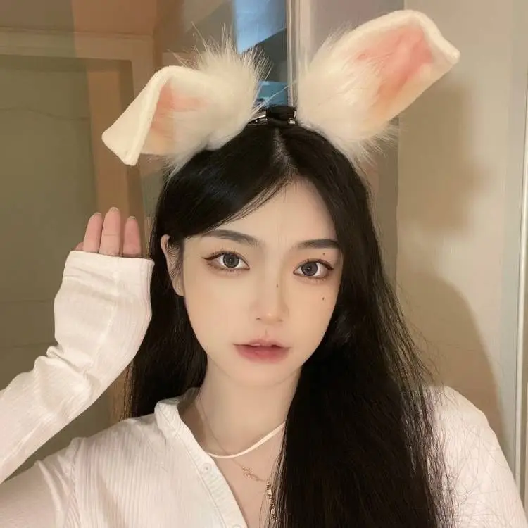 Cute Rabbit Ear Hairband with Plush Beasts — feature 12