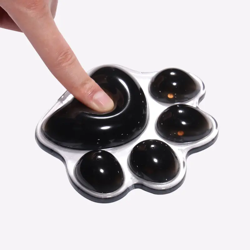 Cat Paw Crystal Wrist Rest Mouse Pad Silicone Cooling Hand Pillow - Image 10