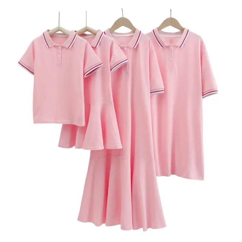 Pink Pure Cotton Girls' Dress Medium Large - Image 11