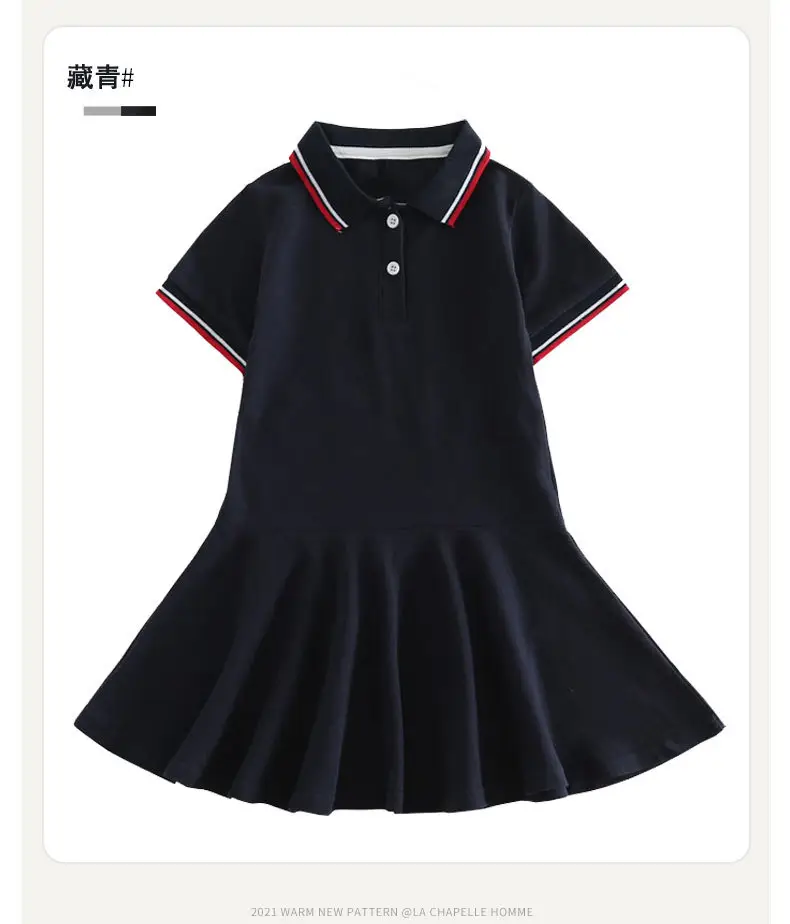Pink Pure Cotton Girls' Dress Medium Large — feature 15