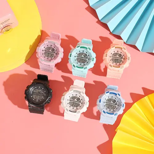 609 Digital Watch for Boys Girls Unicorn Transparent Box - Image 4