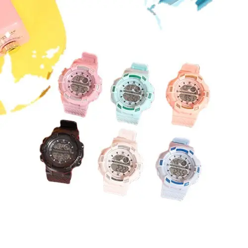 609 Digital Watch for Boys Girls Unicorn Transparent Box - Image 5