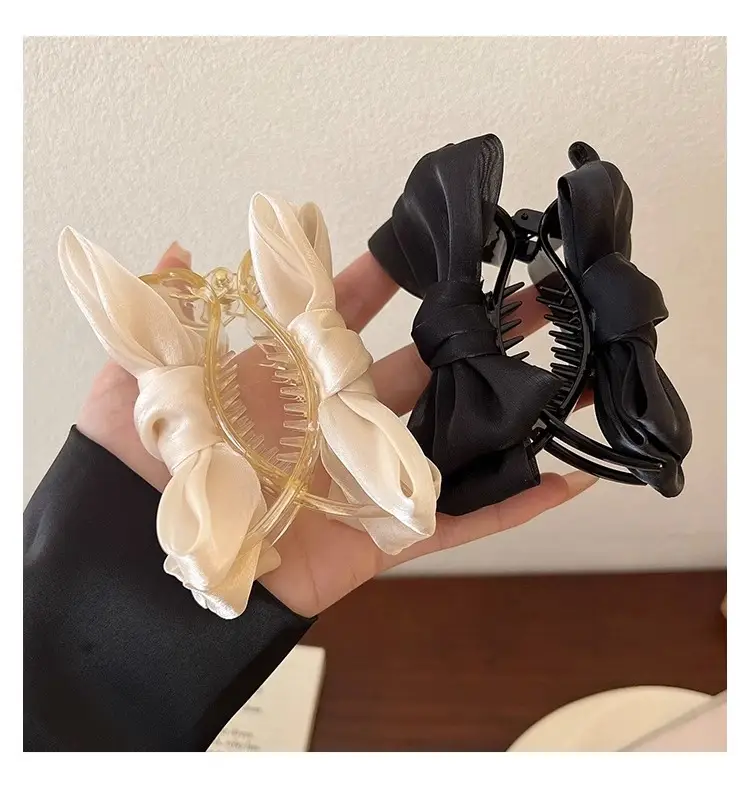 Black Velvet Bow Hair Clip for Girls — feature 20