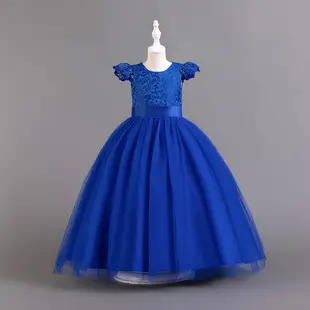Girls Fluffy Mesh Princess Dress for Wedding Show — feature 16
