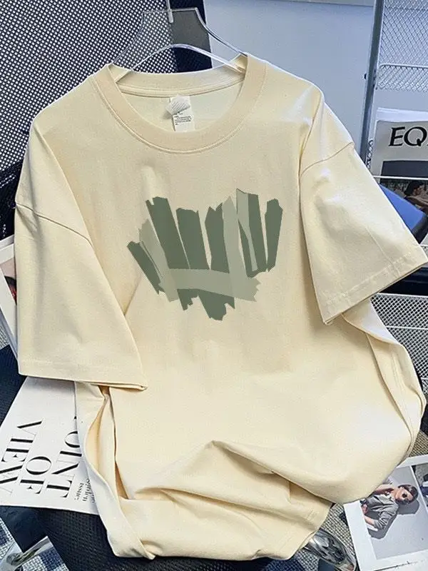 White Cotton T-Shirt Women Short Sleeve 2025 Summer