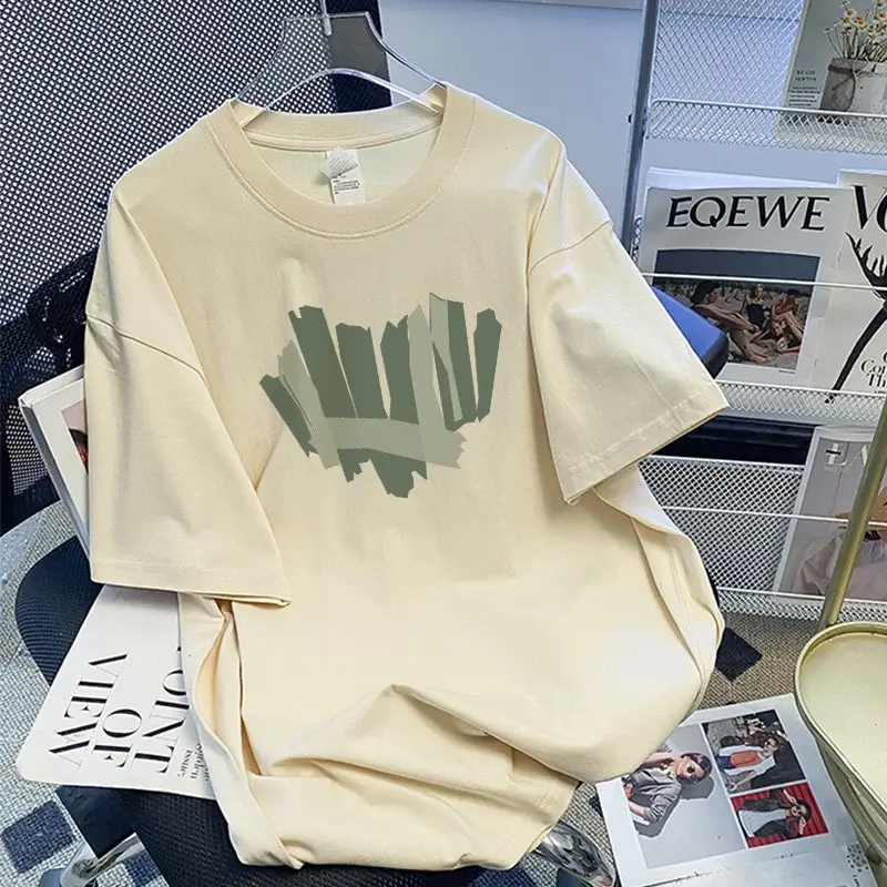 White Cotton T-Shirt Women Short Sleeve 2025 Summer