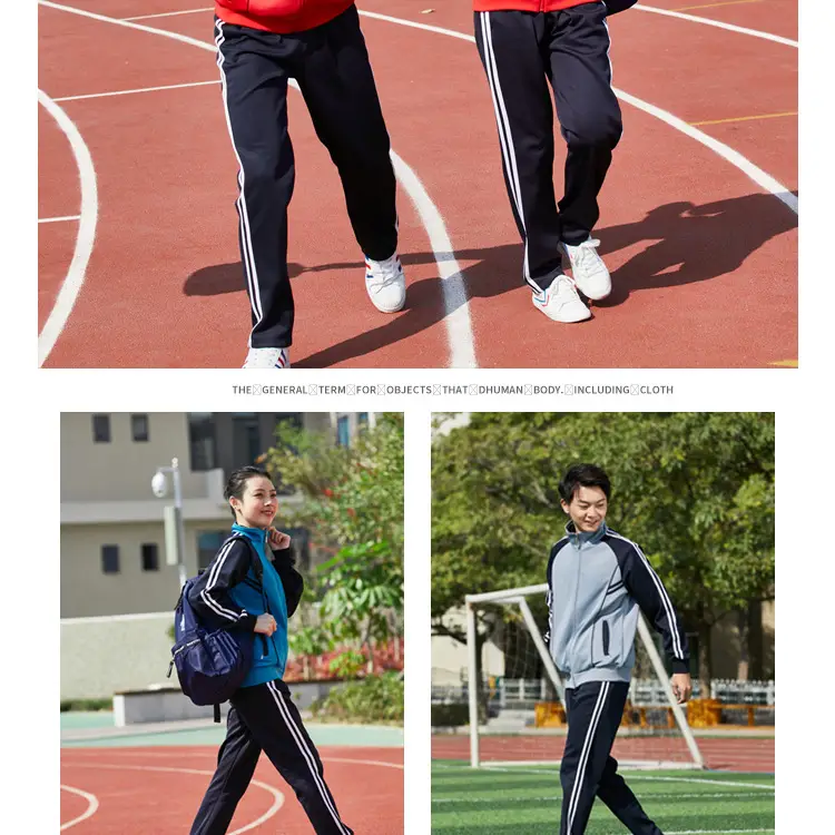 Red Black Track Suit for Boys Girls School Uniform — feature 32