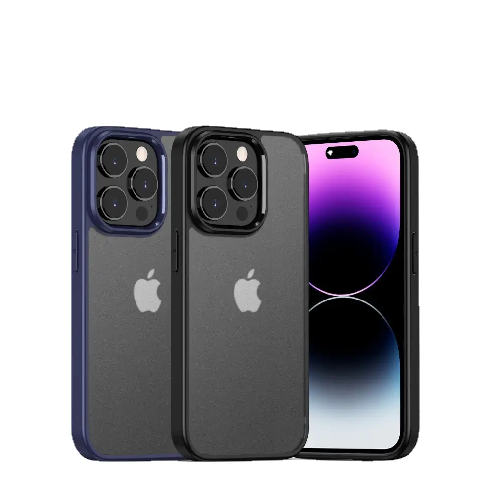 Frosted Apple 14 Pro Max Phone Case Hard Shell