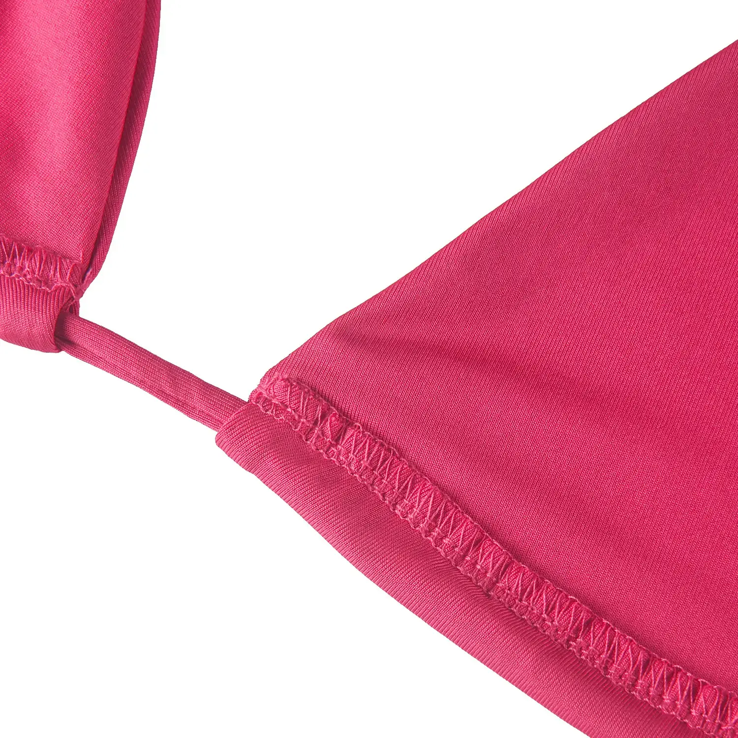 Pink Mesh Rope Top Three-Piece Beach Dress — feature 6