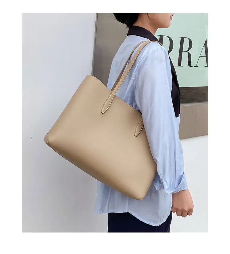 Light Blue Cross-Border Women's Tote Bag Large Capacity — feature 15